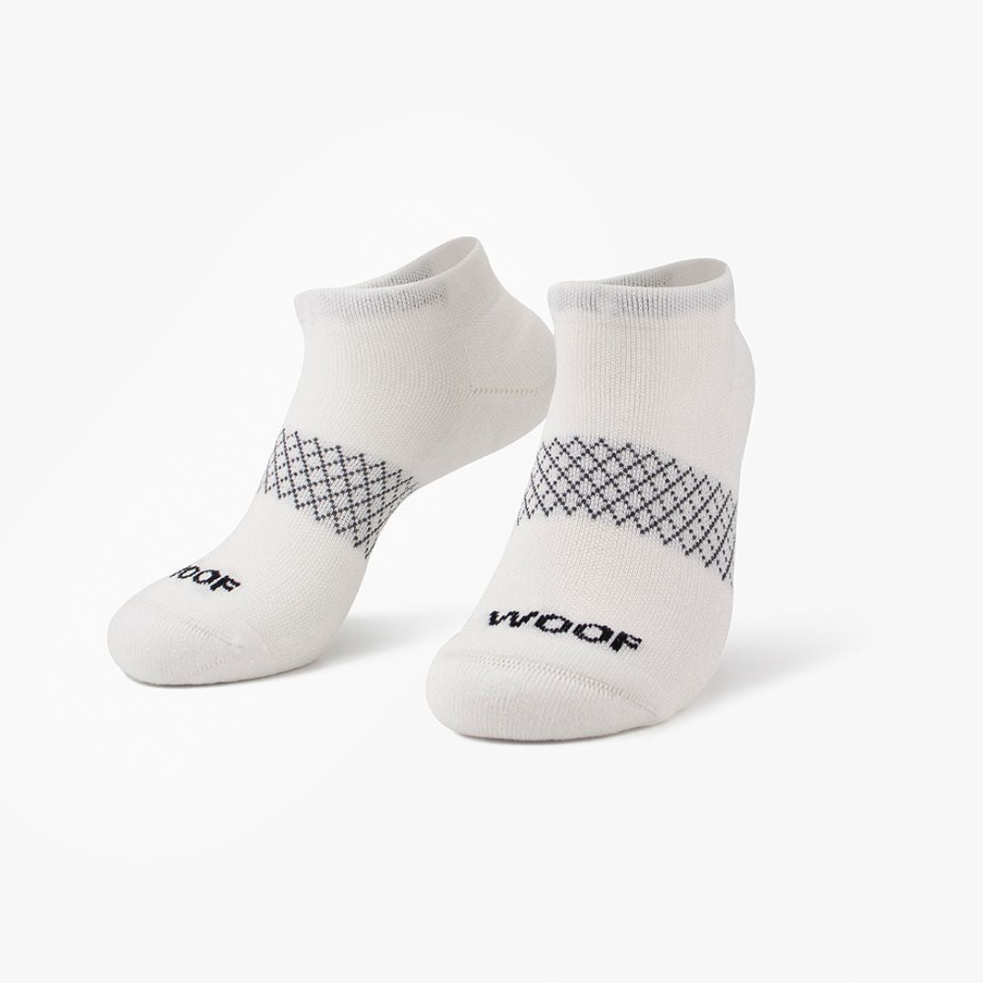 Black & White Bamboo Ankle Compression Socks 4 Pack