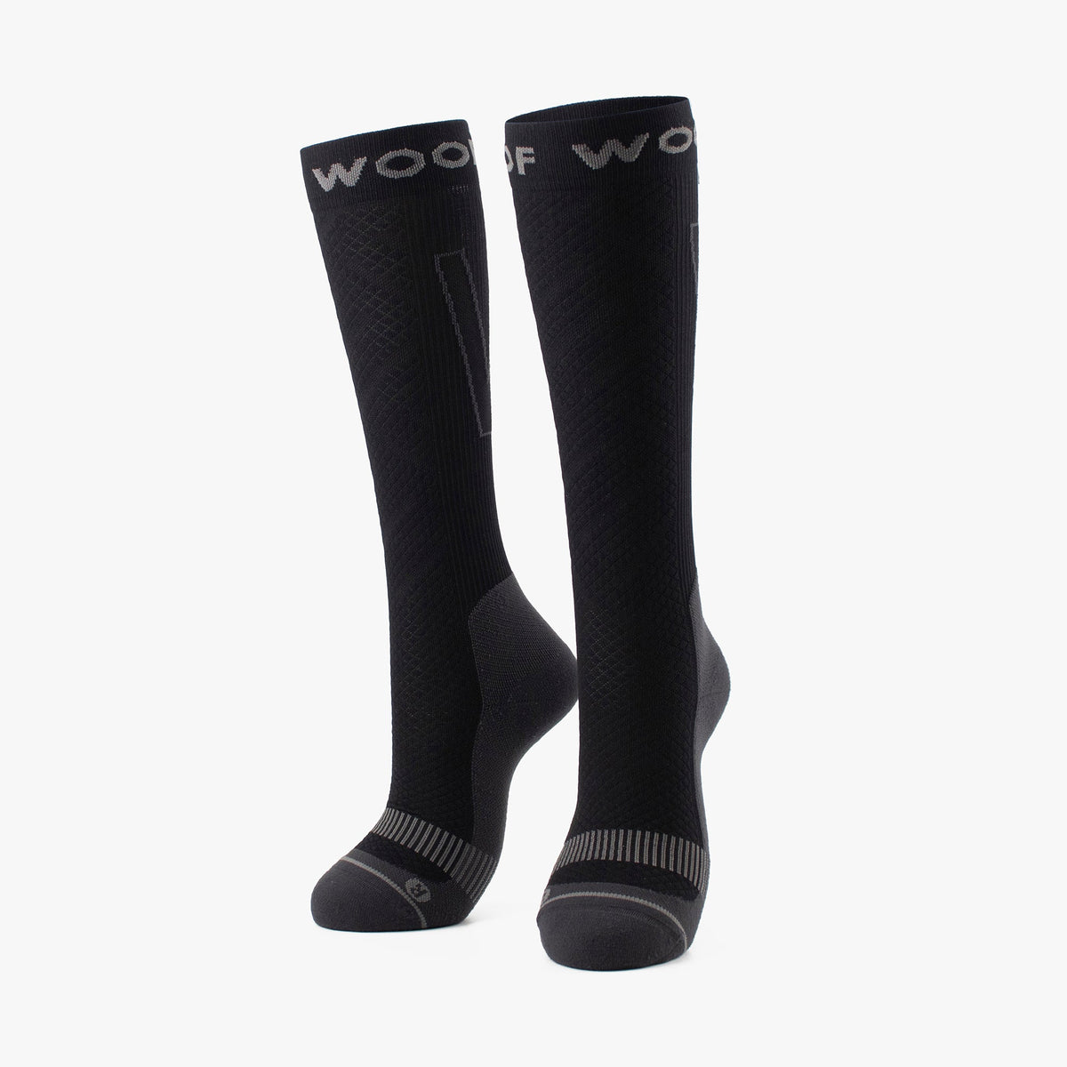 Black Performance Compression Socks 4 Pack