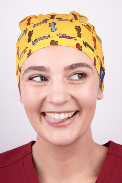 Sausage Dogs Scrub Cap