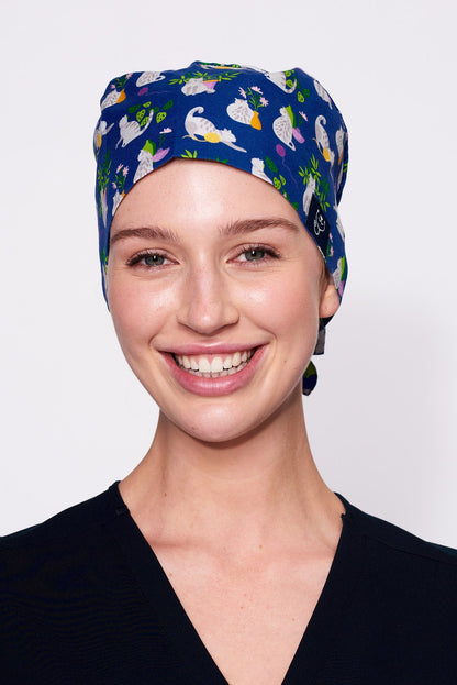 Australian Mist Cats Scrub Cap