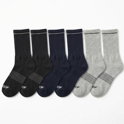 Classic Colours Bamboo Crew Compression Socks 6 Pack