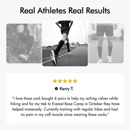 Black & Pink Performance Compression Socks