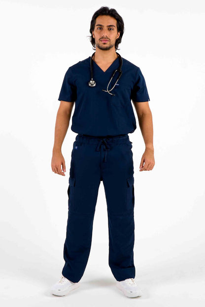 VetCore™ Men’s Vet Med Cargo Scrub Pants with GENU™ Removable Knee Protection