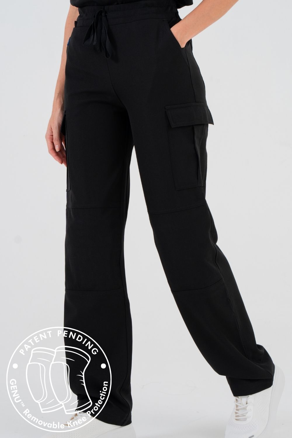 VetCore™ Women’s Vet Med Cargo Scrub Pants with GENU™ Removable Knee Protection