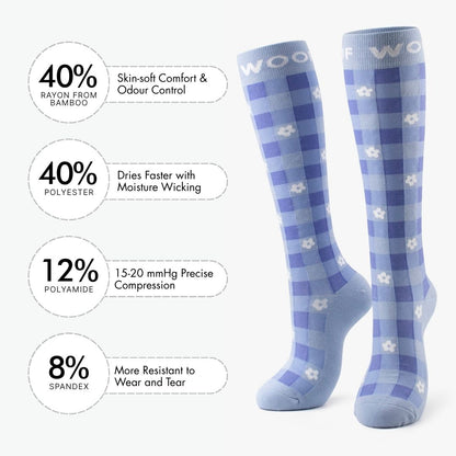 Summer Picnic Bamboo Compression Socks