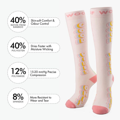 Good Vibes Bamboo Compression Socks
