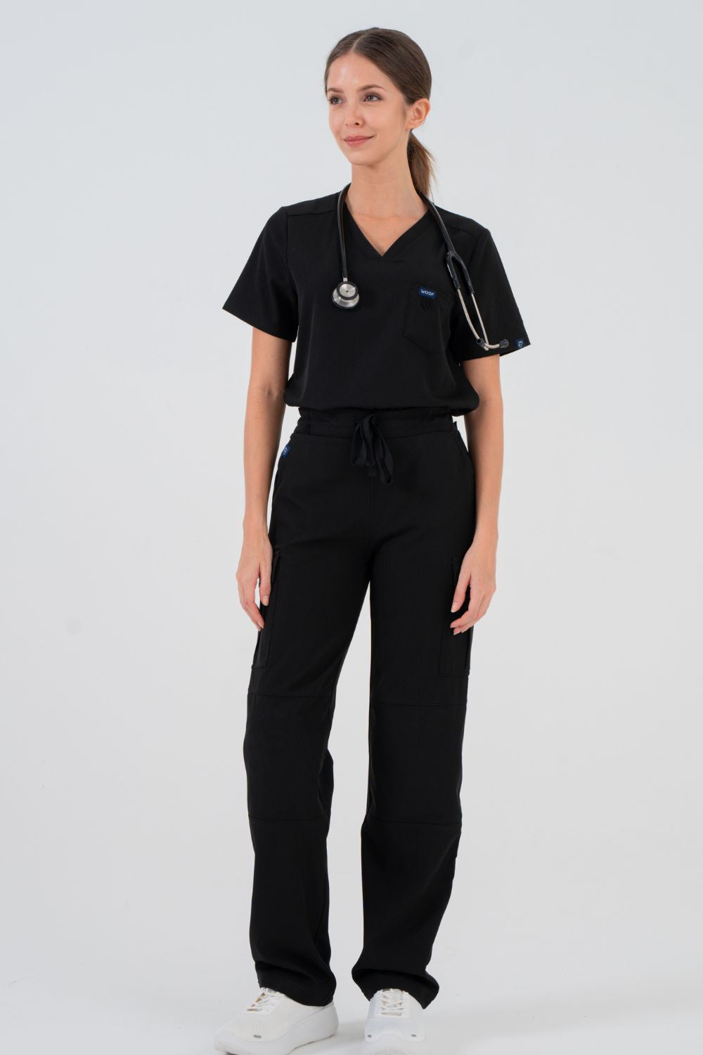 VetCore™ Women’s Vet Med Cargo Scrub Pants with GENU™ Removable Knee Protection