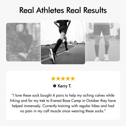 Black Performance Compression Socks