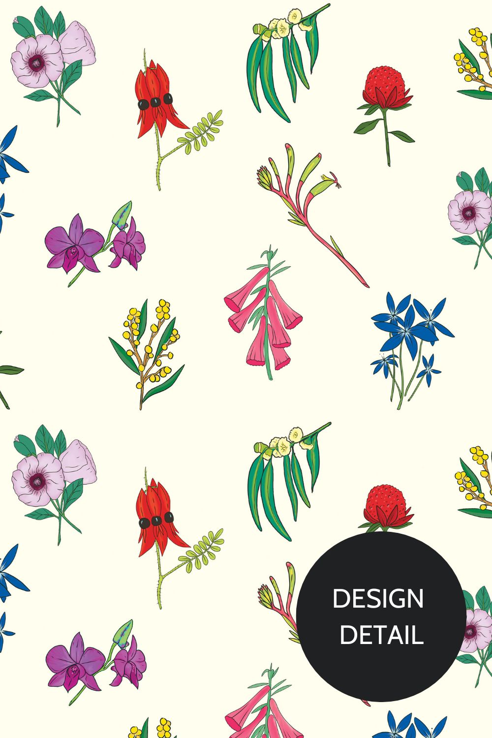 Native Australian Flowers Scrub Cap