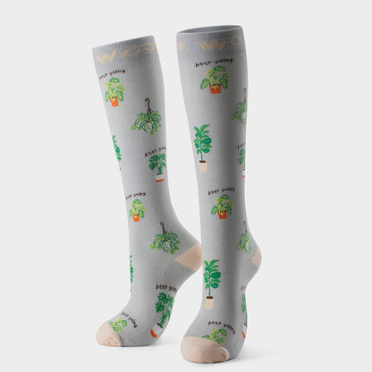 Positive Vibes Bamboo Compression Socks 6 Pack
