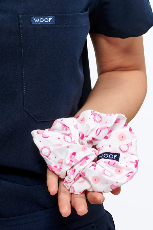 Breast Cancer Awareness Scrunchie