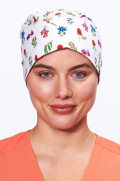 Native Australian Flowers Scrub Cap