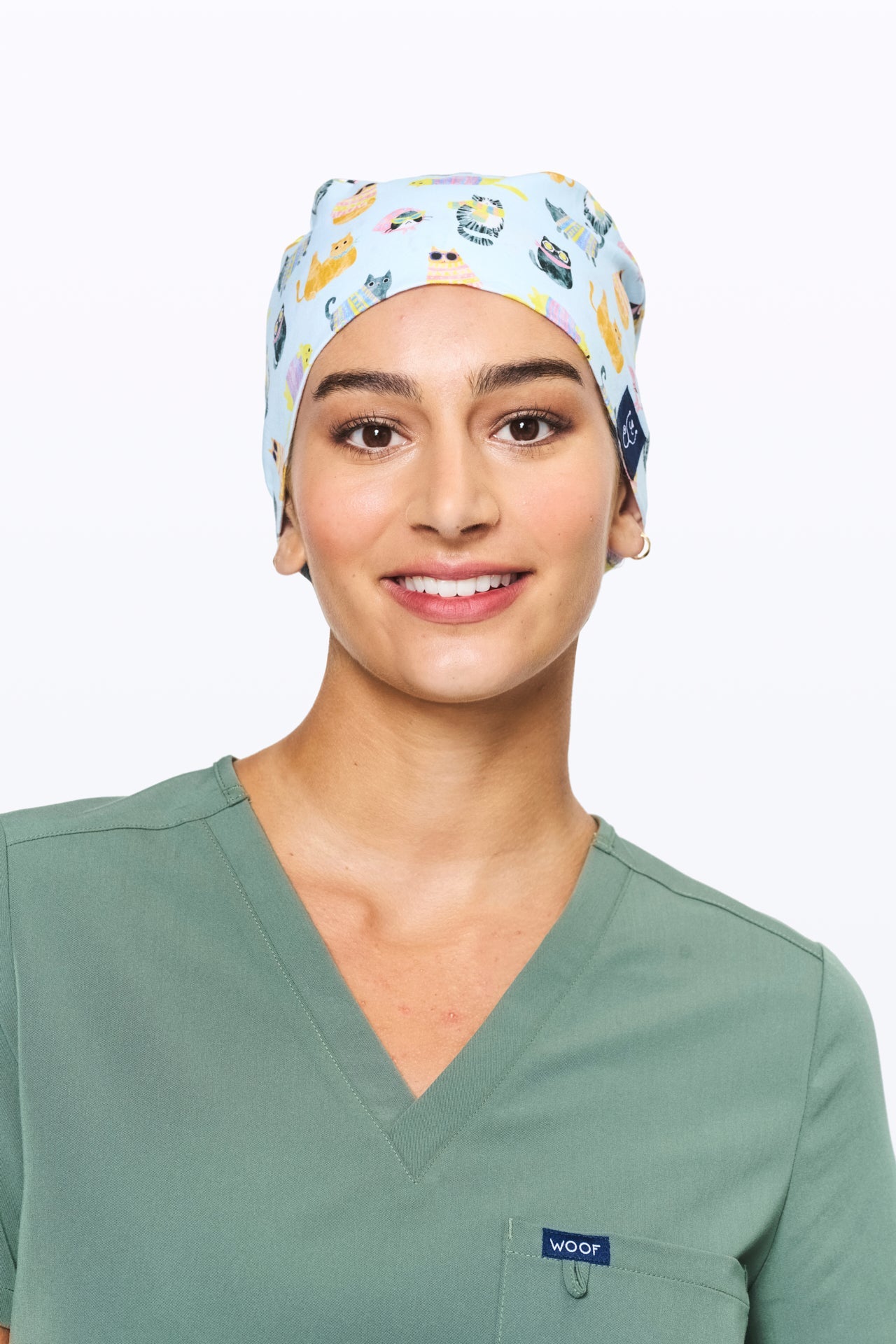 Cool Cats Scrub Cap
