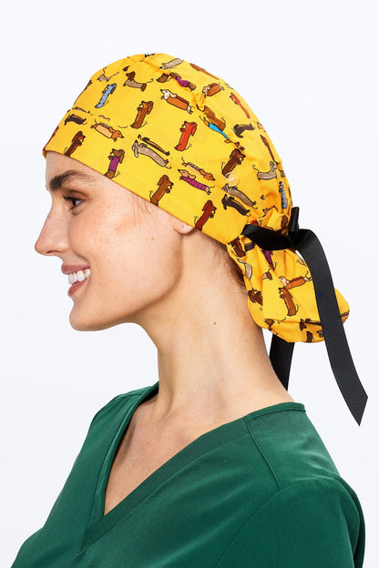 Sausage Dogs Scrub Cap