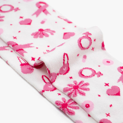 Breast Cancer Awareness Bamboo Compression Socks