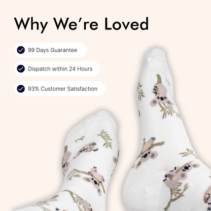 1 in 7: Breast Cancer Awareness Bamboo Compression Socks