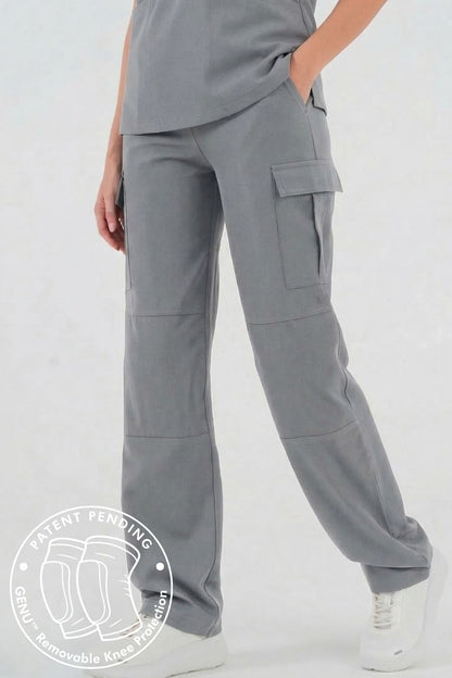 VetCore™ Women’s Vet Med Cargo Scrub Pants with GENU™ Removable Knee Protection